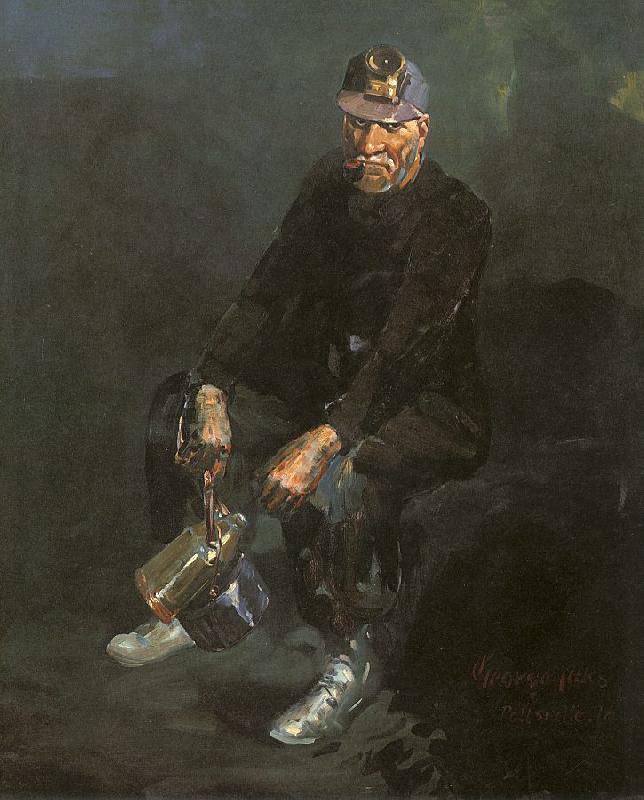 Luks, George The Miner oil painting image